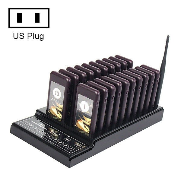 Sistema cercapersone wireless QC100 a 999 canali con 20 cercapersone
