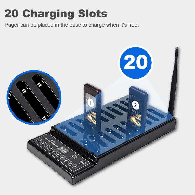 Sistema cercapersone wireless QC100 con 20 pager sottobicchiere - immagine 8