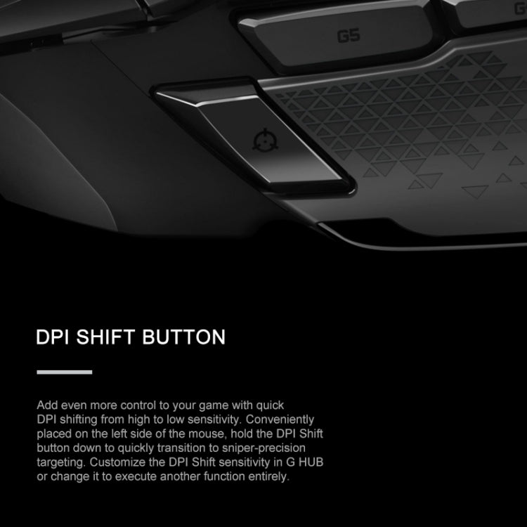 Mouse gaming cablato Logitech G502 HERO, 11 pulsanti programmabili - immagine 10