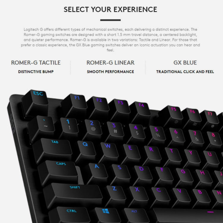 Tastiera meccanica cablata Logitech G512 RGB 1,8 m
