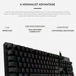Tastiera meccanica cablata Logitech G512 RGB 1,8 m