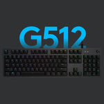 Tastiera meccanica cablata Logitech G512 RGB 1,8 m