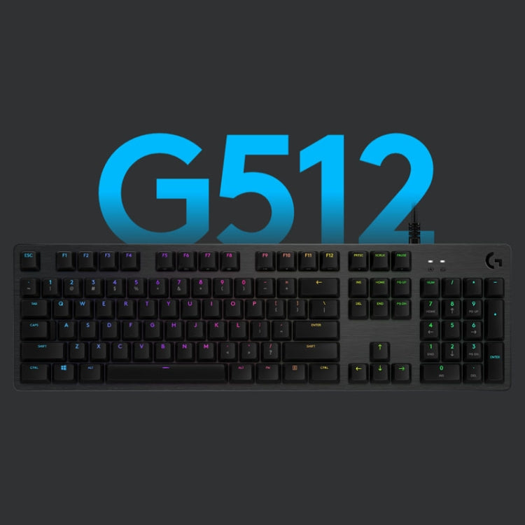 Tastiera meccanica cablata Logitech G512 RGB 1,8 m