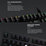 Tastiera meccanica cablata Logitech G512 RGB 1,8 m