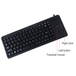Tastiera cablata PS/2 DS-8900 con trackball e drenaggio liquidi - immagine 3