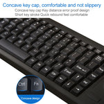 Tastiera cablata PS/2 DS-8900 con trackball e drenaggio liquidi - immagine 7