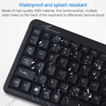 Tastiera cablata PS/2 DS-8900 con trackball e drenaggio liquidi - immagine 8