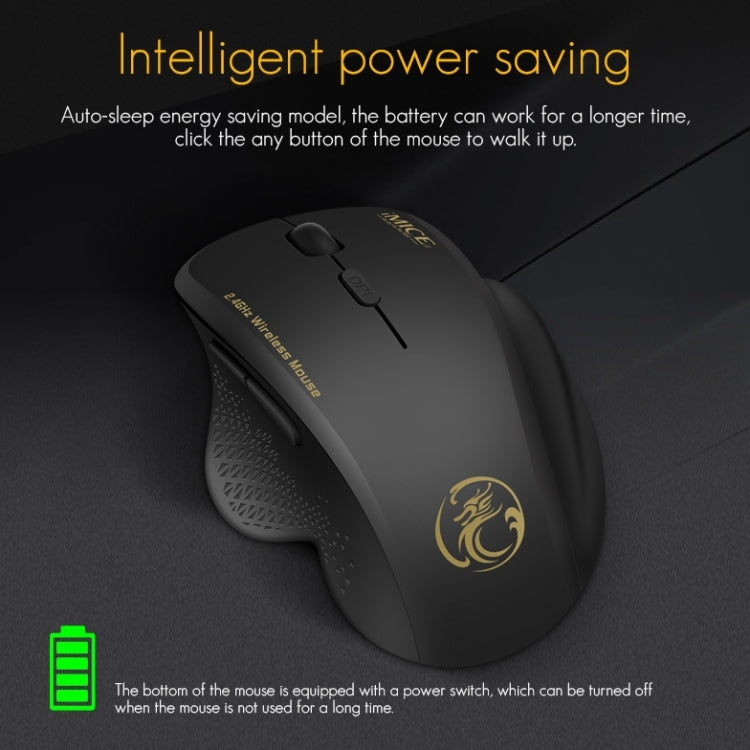 Mouse wireless iMICE G6 2.4G 6 pulsanti
