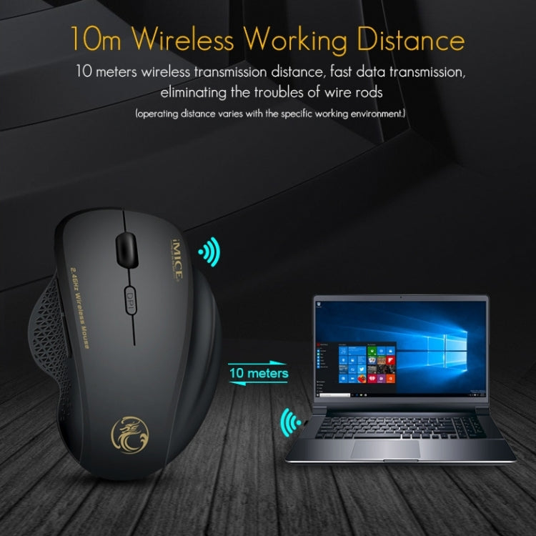 Mouse wireless iMICE G6 2.4G 6 pulsanti