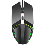 Mouse da gioco cablato HXSJ S200 1600 DPI USB 2.0
