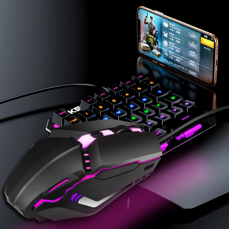 Mouse da gioco cablato HXSJ S200 1600 DPI USB 2.0