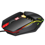 Mouse da gioco cablato HXSJ S200 1600 DPI USB 2.0