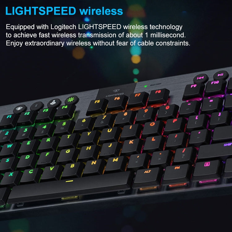 Tastiera meccanica wireless Logitech G913 TKL RGB - immagine 5