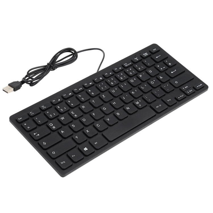 Mini tastiera cablata ultrasottile versione tedesca
