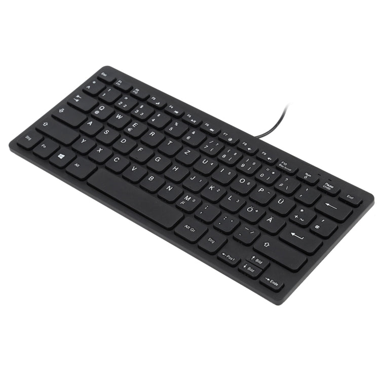 Mini tastiera cablata ultrasottile versione tedesca