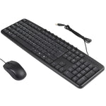 Set tastiera e mouse USB cablato KB-8377