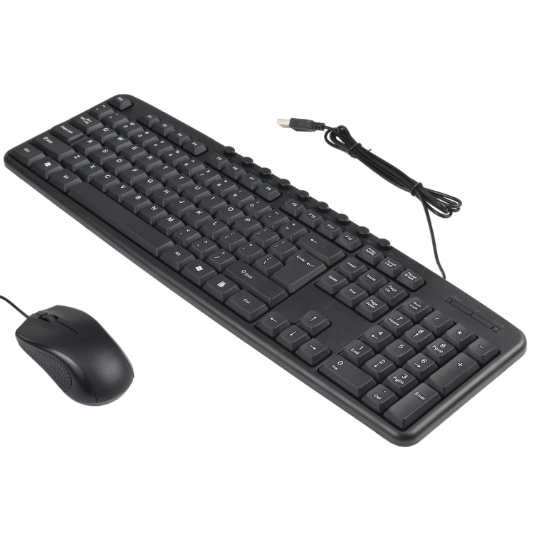Set tastiera e mouse USB cablato KB-8377