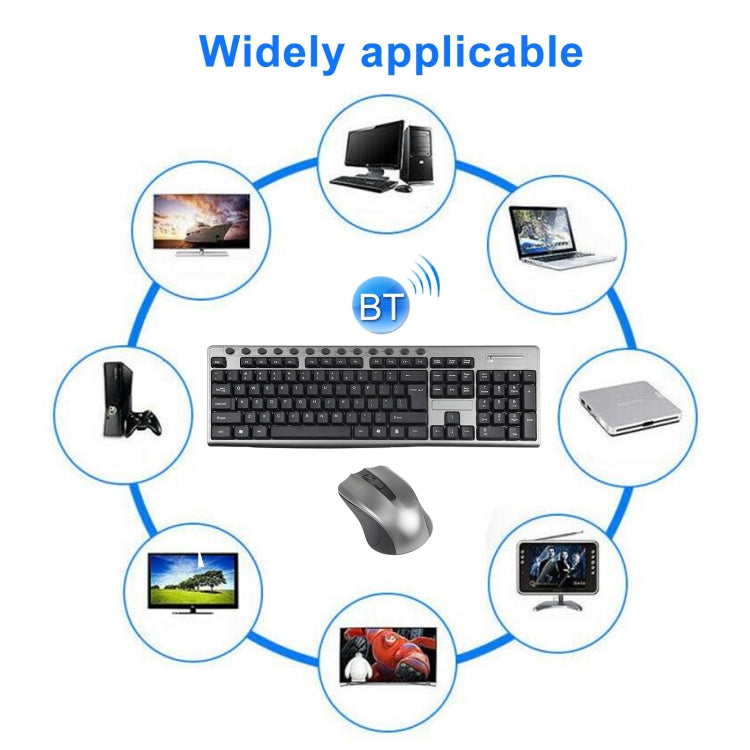 Set tastiera e mouse wireless impermeabile KB-6600 2,4 GHz