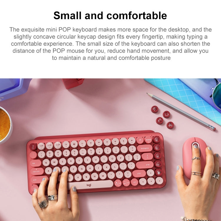Tastiera meccanica Logitech POP KEYS Bluetooth con tasti rotondi - immagine 5