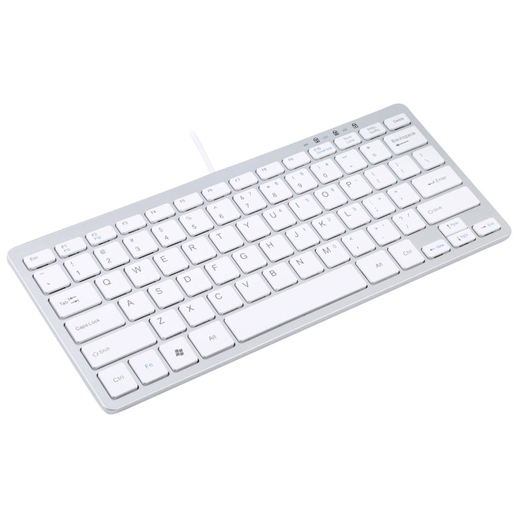 Tastiera cablata USB ultrasottile 78 tasti