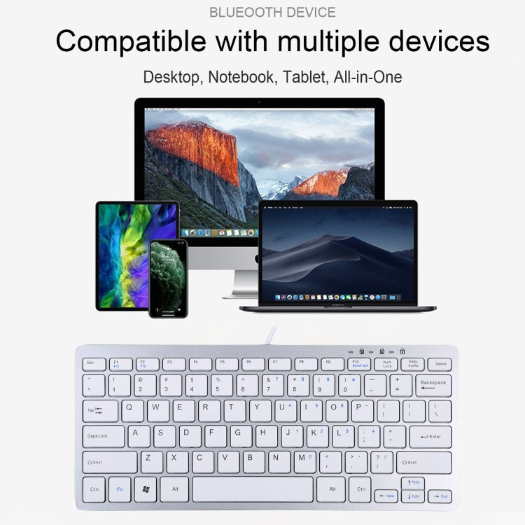 Tastiera cablata USB ultrasottile 78 tasti
