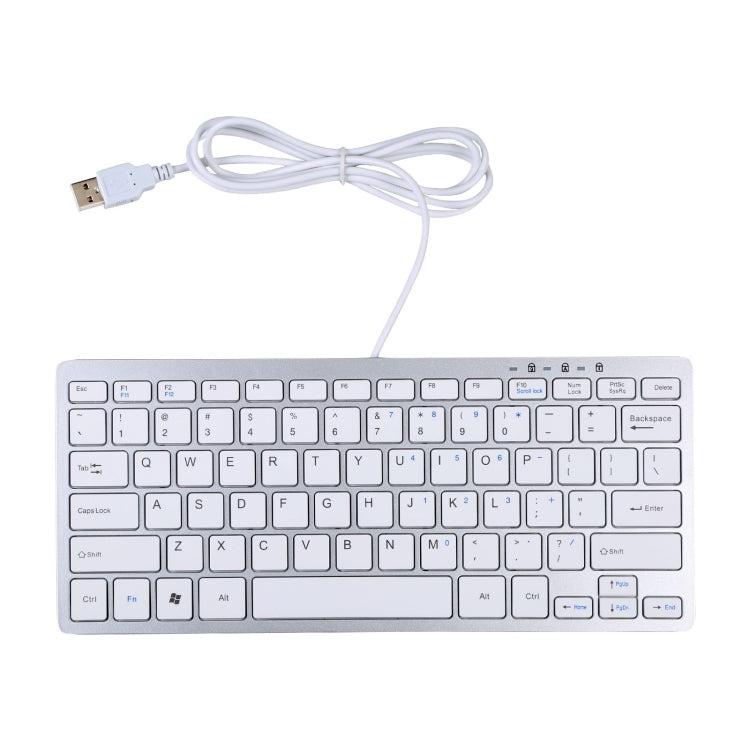 Tastiera cablata USB ultrasottile 78 tasti