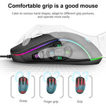 MKESPN X9 Mouse da gioco cablato 7200 DPI 10 pulsanti