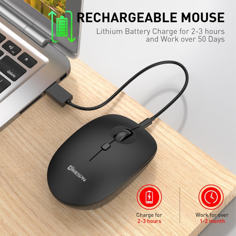 Mouse wireless MKESPN 859 2,4 GHz ricaricabile, 1200 DPI - immagine 5