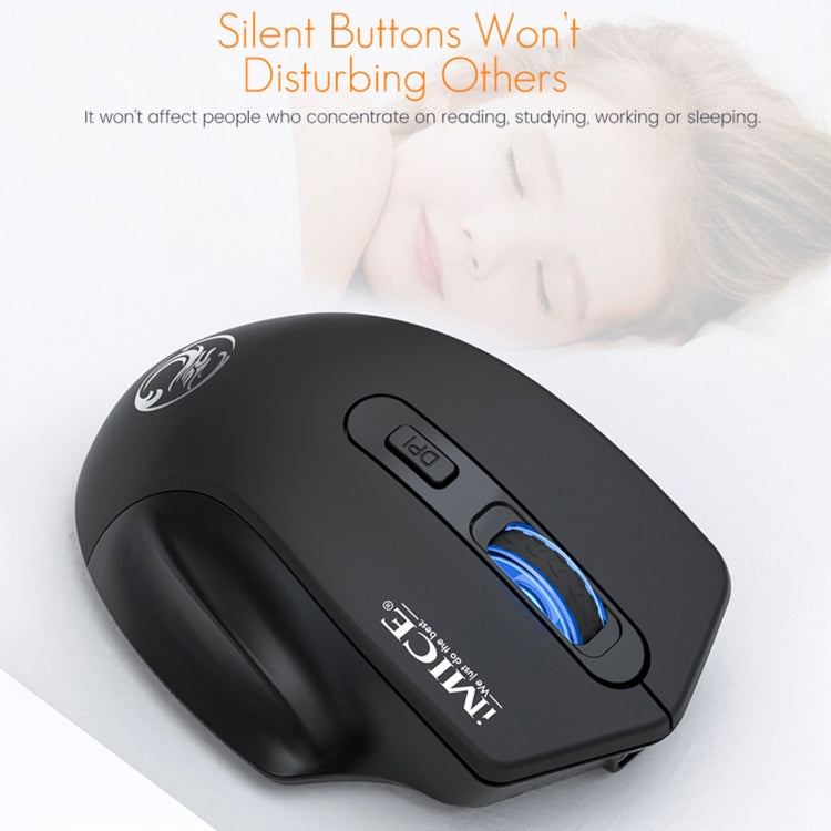 Mouse wireless silenzioso ricaricabile 1600 DPI 2,4 GHz
