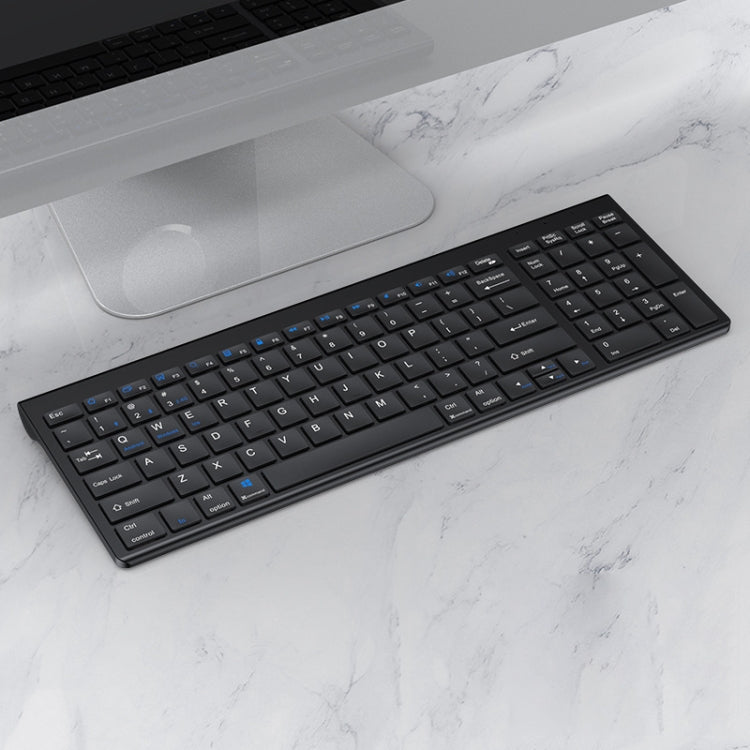 Tastiera wireless 109 a tre modalità Bluetooth e 2.4G