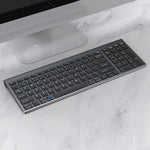 Tastiera wireless 109 a tre modalità Bluetooth e 2.4G - immagine 2
