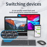Tastiera wireless 109 a tre modalità Bluetooth e 2.4G - immagine 7