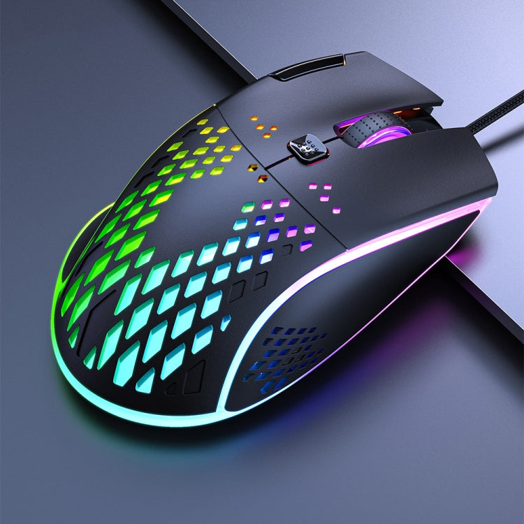 Mouse da gioco iMICE T97 RGB USB 7 pulsanti 7200 DPI