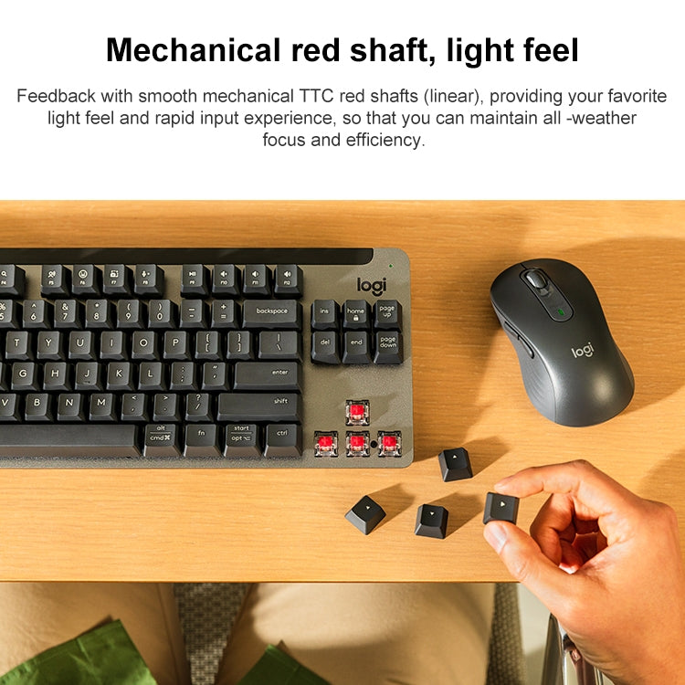 Tastiera meccanica wireless Logitech K855 con switch rossi TTC - immagine 6