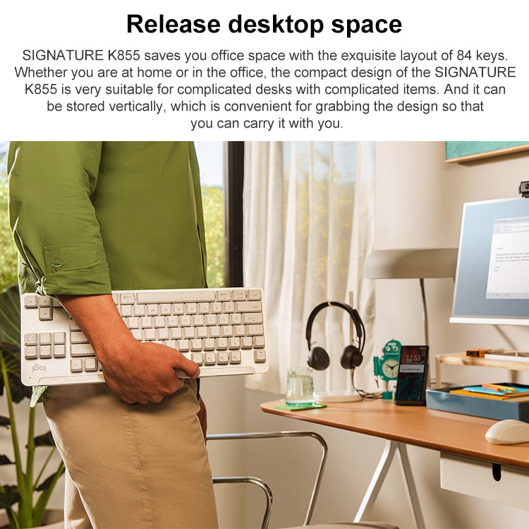Tastiera meccanica wireless Logitech K855 con switch rossi TTC - immagine 7