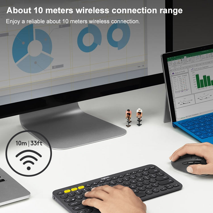 Mouse wireless Logitech M720 Bluetooth e 2,4 GHz, 1000 DPI - immagine 6