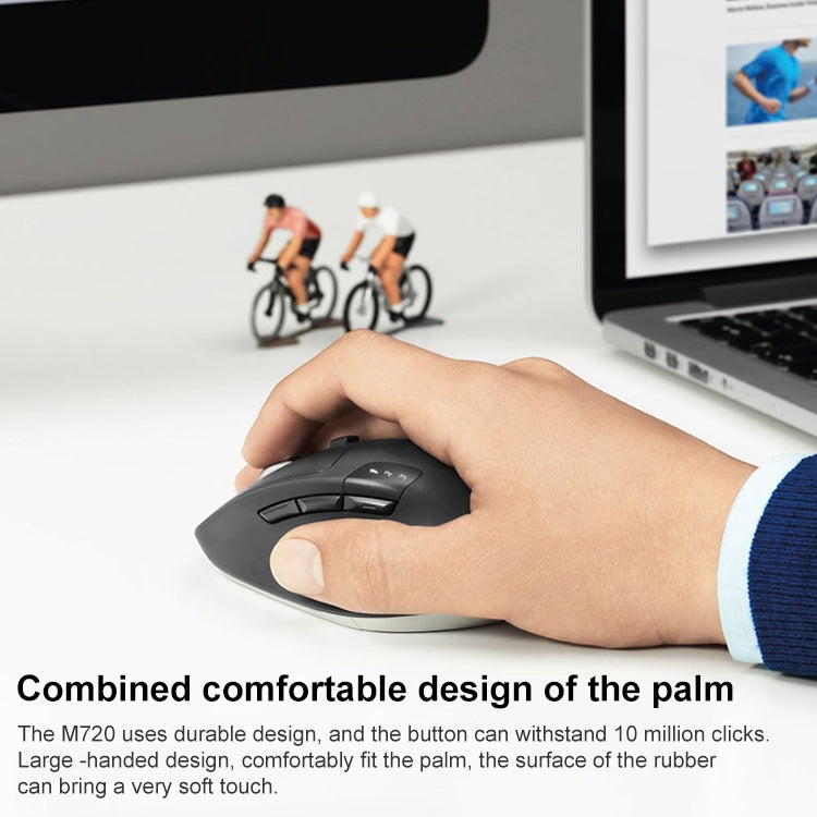 Mouse wireless Logitech M720 Bluetooth e 2,4 GHz, 1000 DPI - immagine 7