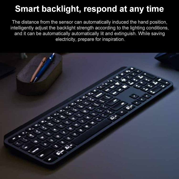 Tastiera Bluetooth wireless Logitech MX Keys silenziosa