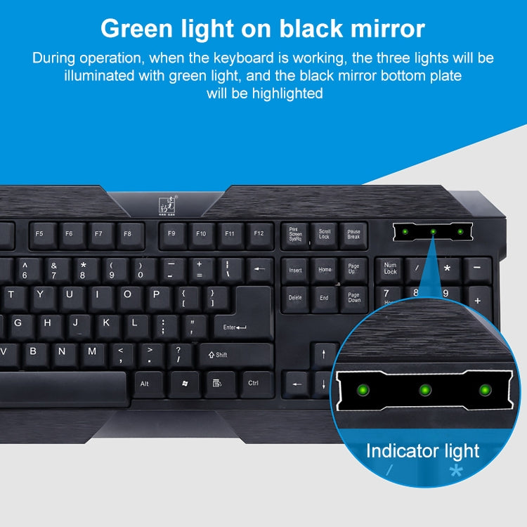 Tastiera da gioco USB cablata ZGB Q19 con 104 tasti - immagine 6