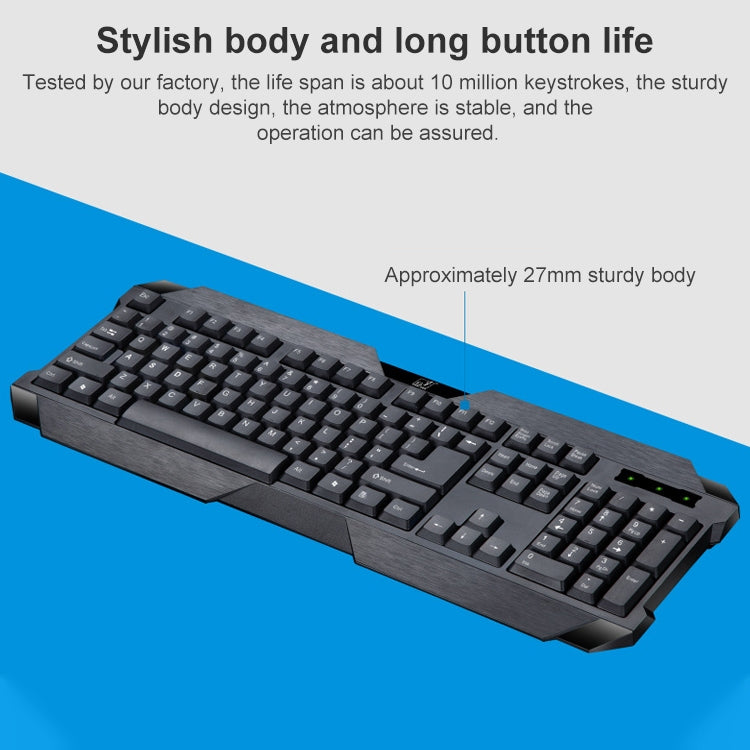 Tastiera da gioco USB cablata ZGB Q19 con 104 tasti - immagine 7