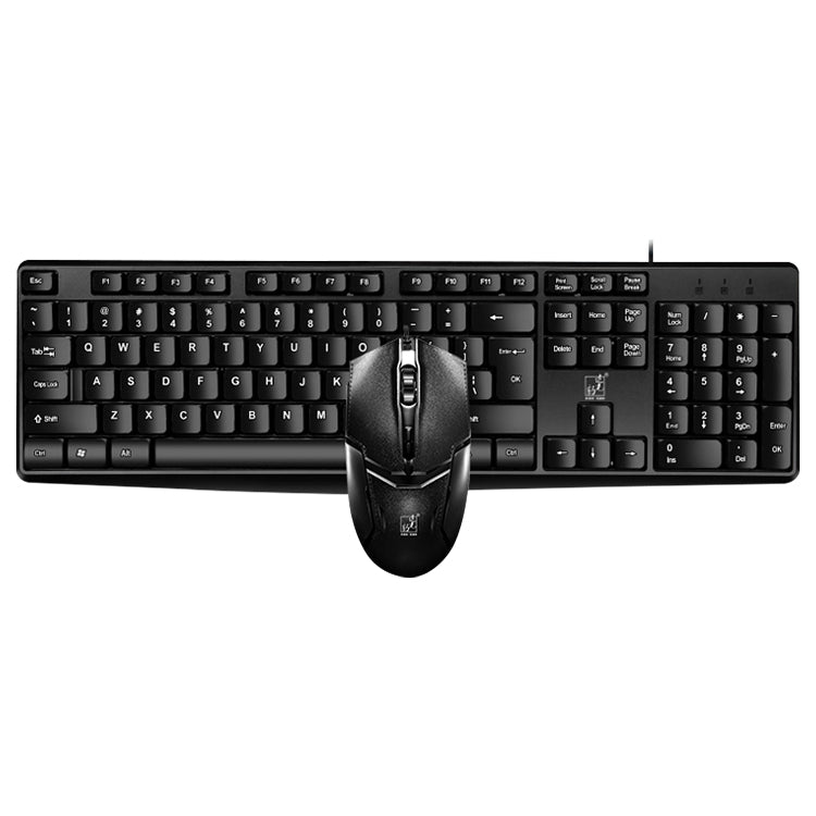 Set tastiera e mouse cablati ZGB Q9B, tastiera da 104 tasti