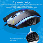 Set tastiera e mouse ZGB G21 con retroilluminazione LED - immagine 7