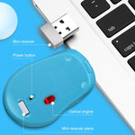 Mini mouse wireless ricaricabile 2.4G 1600 dpi