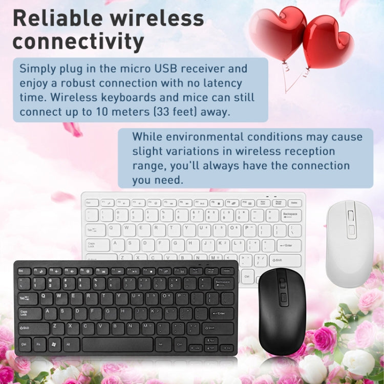 Set tastiera e mouse wireless MC Saite K05 2.4 GHz - immagine 7