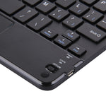 Tastiera wireless Bluetooth con pannello touch per tablet 10"
