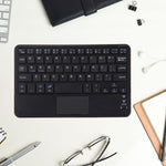 Tastiera wireless Bluetooth con pannello touch per tablet 10"