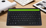 Tastiera wireless Bluetooth ultrasottile 78 tasti con supporto