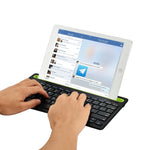 Tastiera wireless Bluetooth ultrasottile 78 tasti con supporto