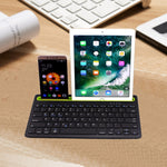 Tastiera wireless Bluetooth ultrasottile 78 tasti con supporto