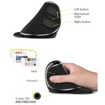 Mouse verticale wireless DELUX M618 Plus con DPI regolabili - immagine 8